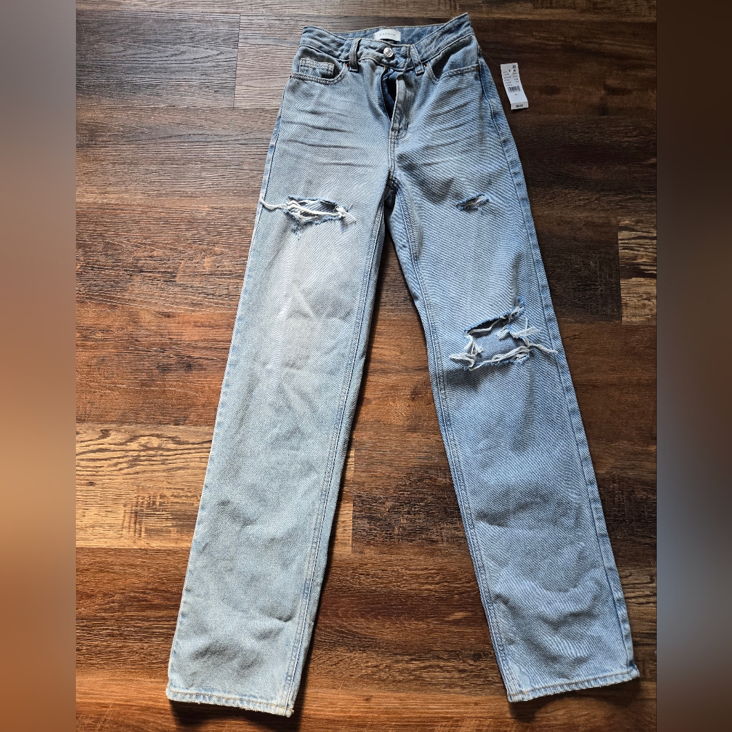 Pacsun Light Blue Straight Leg Jeans